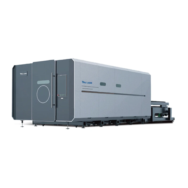 Закрытый лазерный станок Mingzu MZ-G1530 с двумя платформами