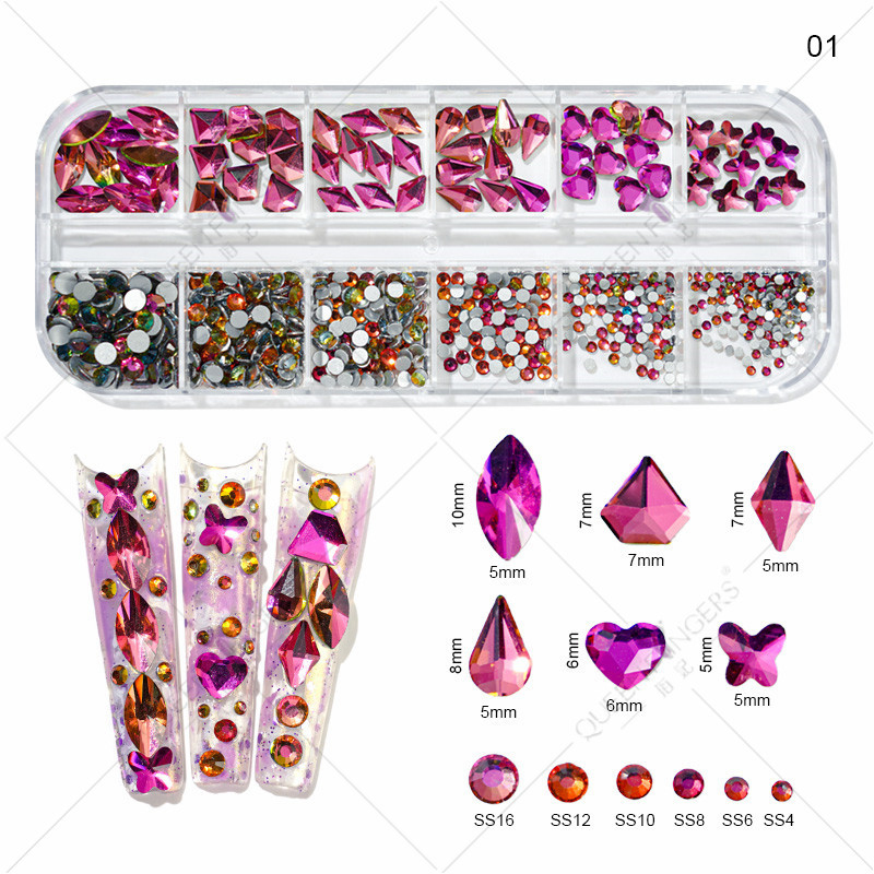NDO nail art rhinestone sets — choose your model