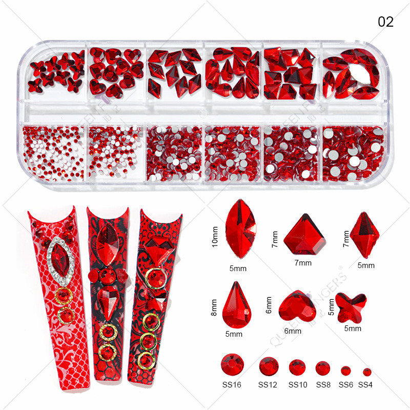 NDO nail art rhinestone sets — choose your model