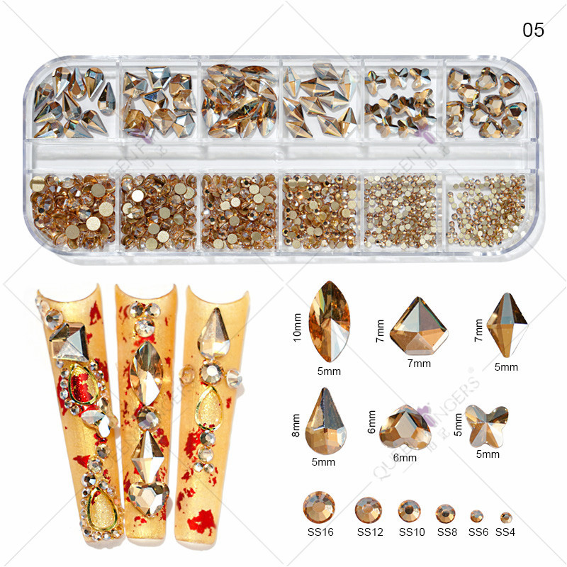 NDO nail art rhinestone sets — choose your model