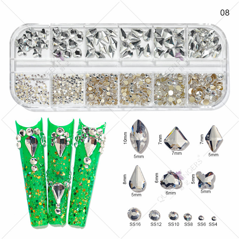 NDO nail art rhinestone sets — choose your model