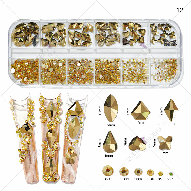 NDO nail art rhinestone sets — choose your model
