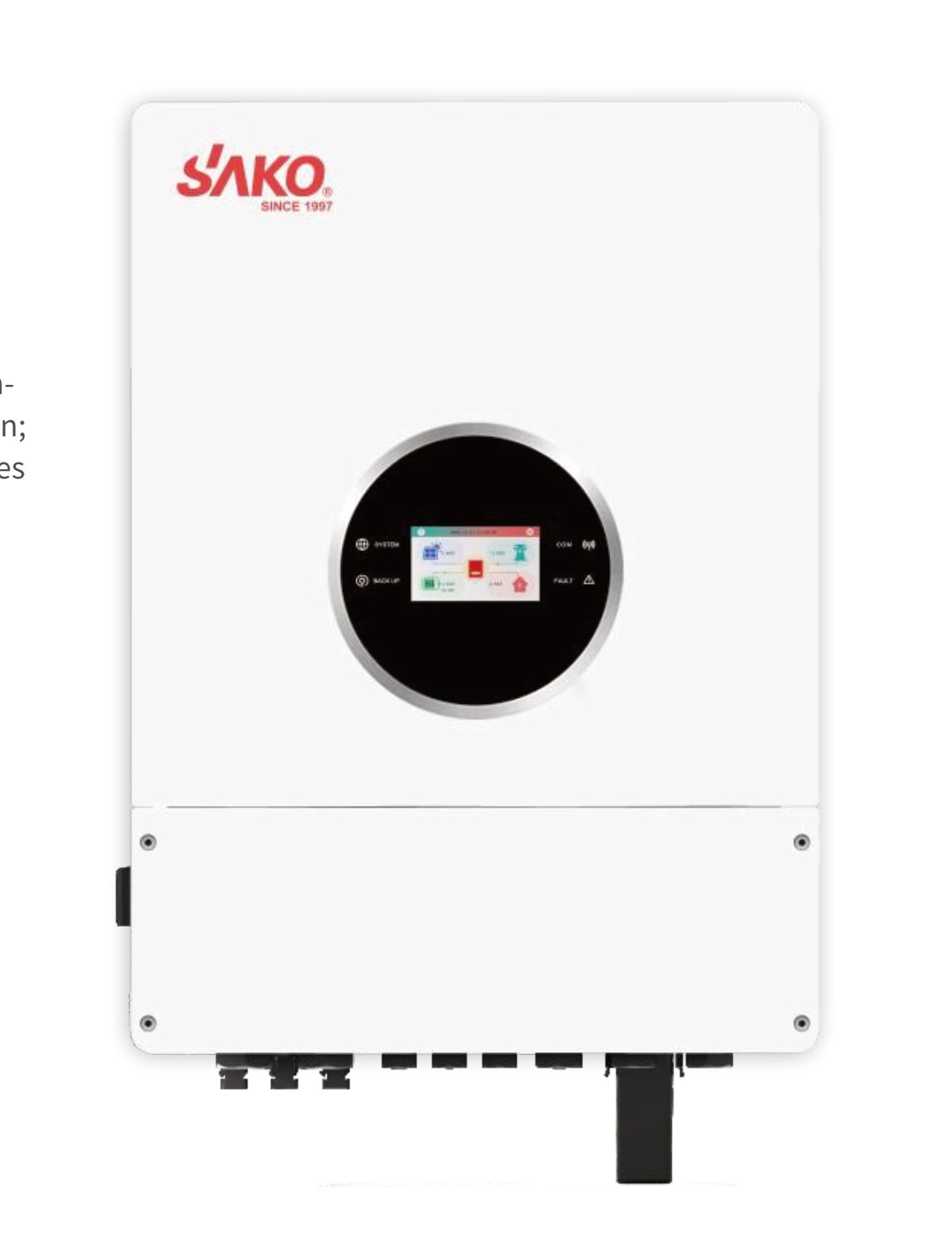 SAKO SUNIN 15 kW three-phase hybrid inverter 48 V, IP66