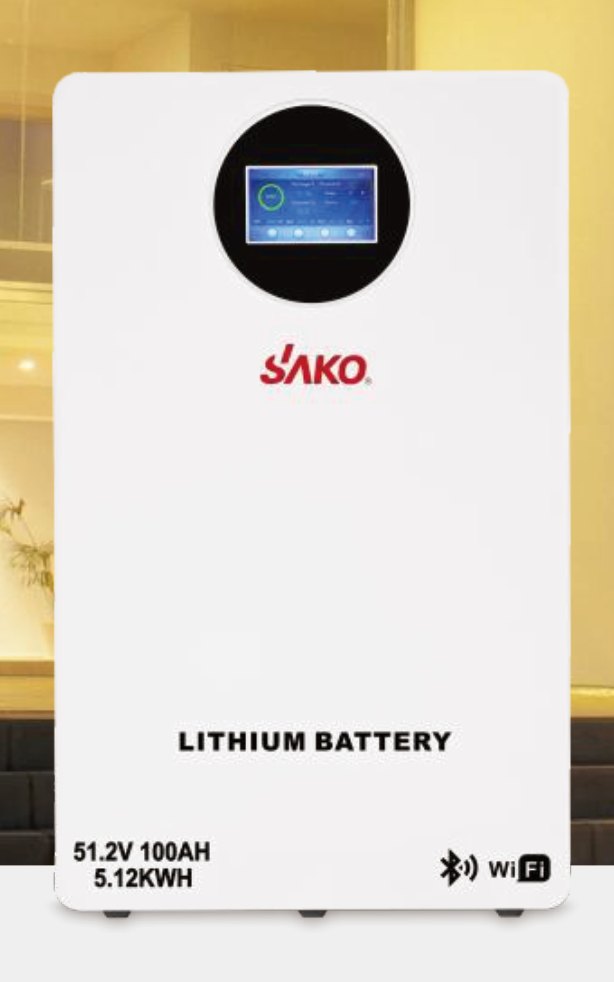 Аккумулятор LiFePO4 SAKO Li-Sun Pro 51,2 В 100 А·ч (5,12 кВт·ч) для солнечной станции