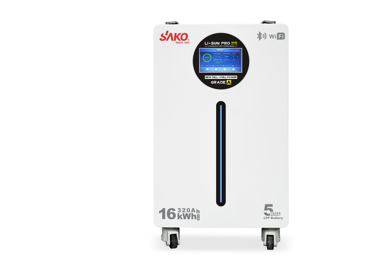 SAKO Li-Sun Pro LiFePO4 battery 51.2 V 320 Ah (16,38 kWh) for solar energy storage