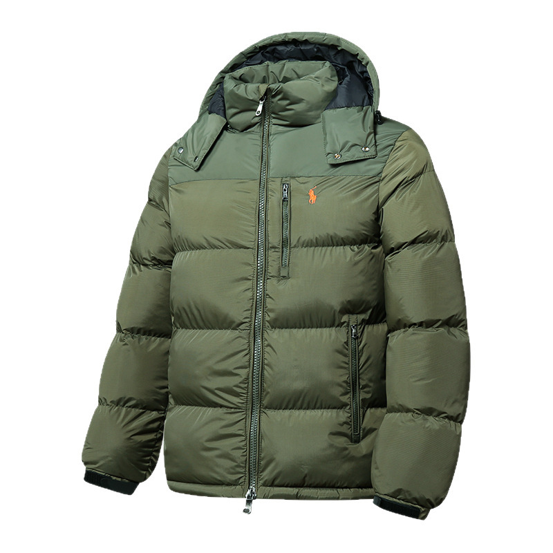 Зимняя утеплённая куртка 2569 унисекс с капюшоном, размеры M–XXL
