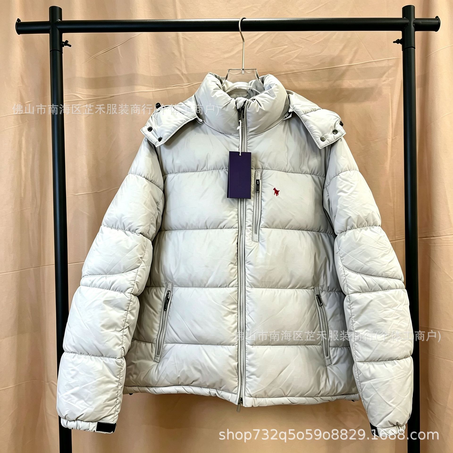 Мужская зимняя куртка R54 со съёмным капюшоном, размеры XS–XXL