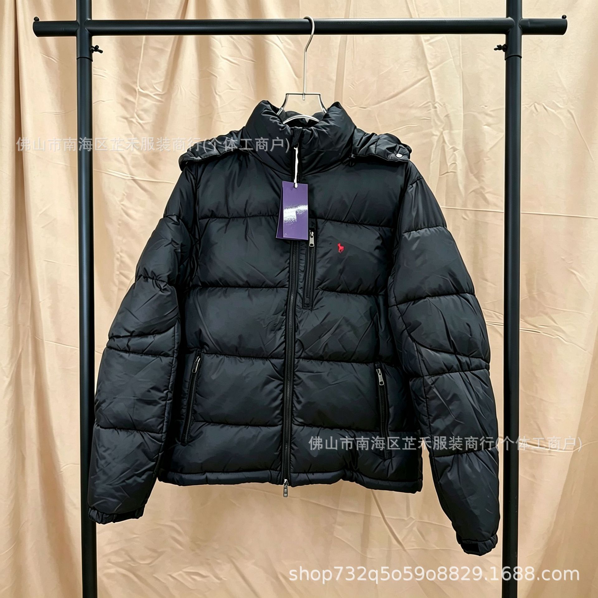 Мужская зимняя куртка R54 со съёмным капюшоном, размеры XS–XXL