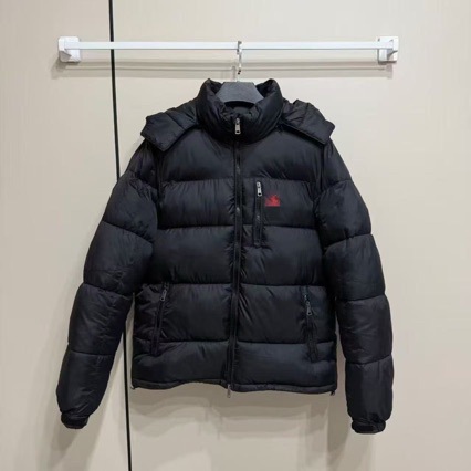 Зимняя утеплённая куртка 8526 унисекс со съёмным капюшоном, размеры S–XXL