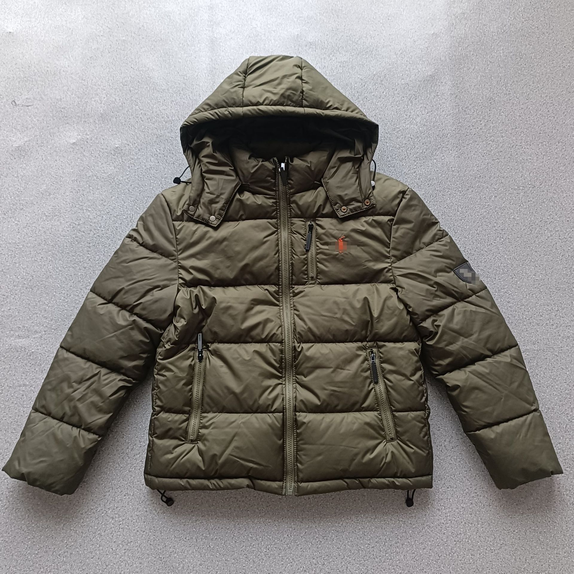 Мужская утеплённая куртка KS8808 с капюшоном, размеры M–2XL