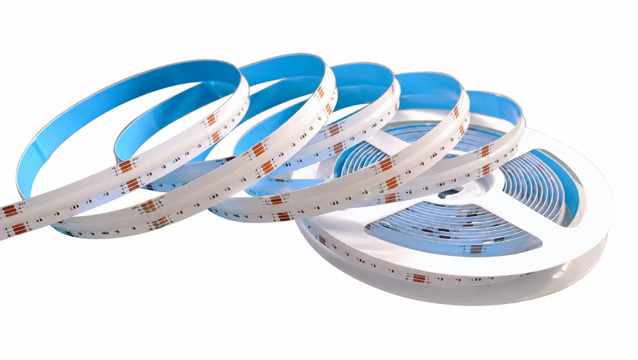 COB RGBCCT 5-in-1 LED strip,24V,840 LEDs/m,18W/m,12mm,IP20