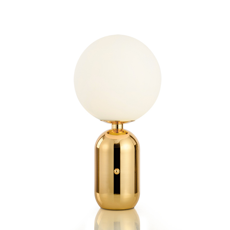 A163 Dimmable Glass Globe Table Lamp