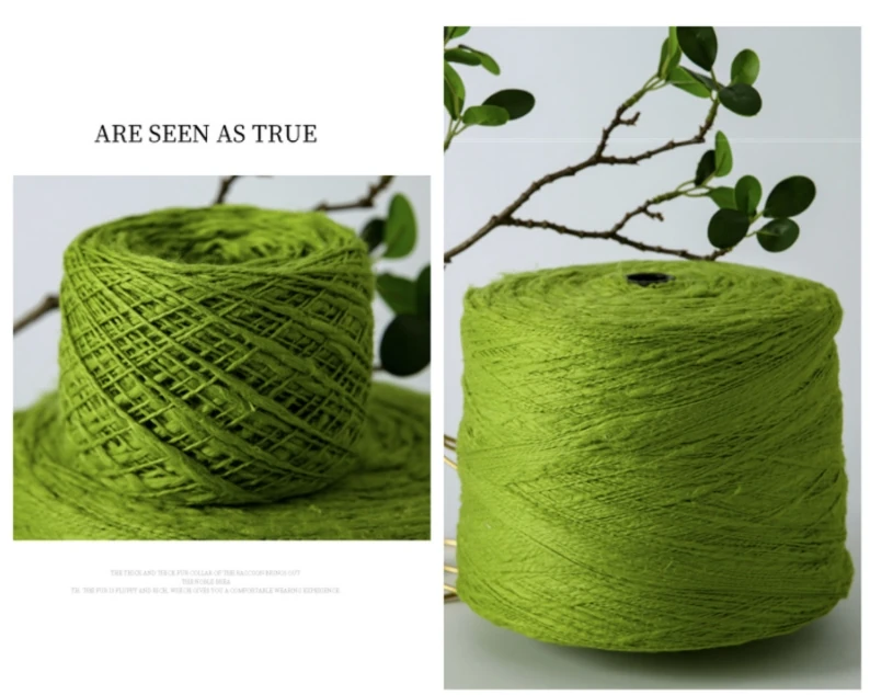Slub cotton yarn, 2.5 Nm, 100 g / 250 m