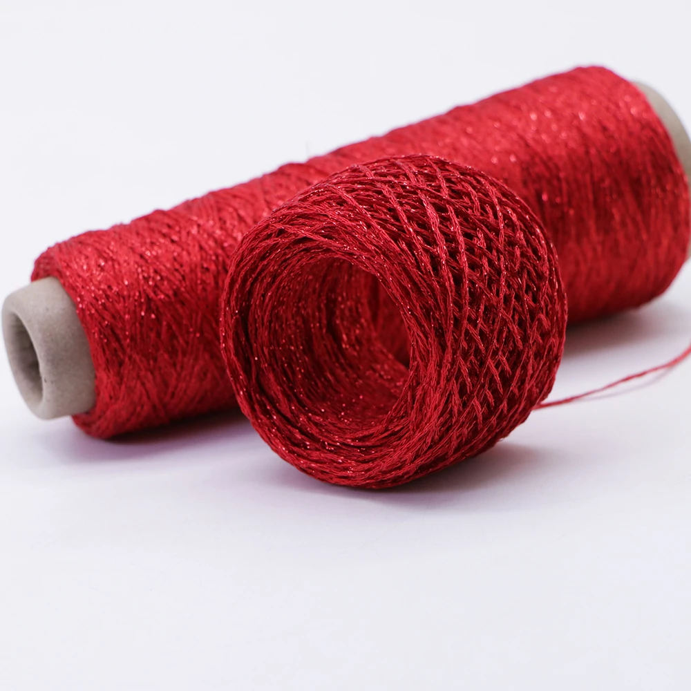 Metallic ribbon yarn, 4.2 Nm, 100 g / 420 m