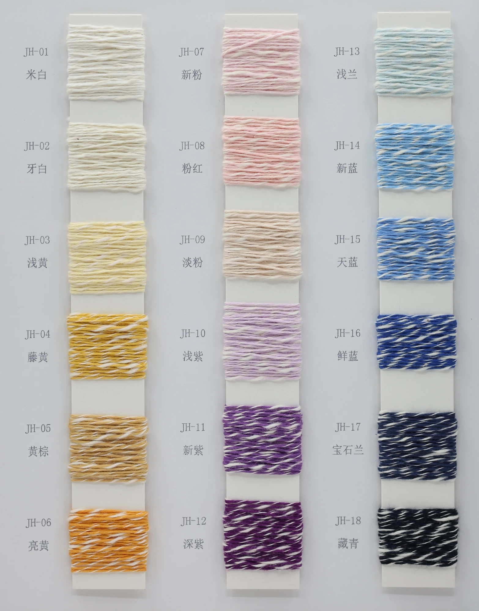 Snow-dot cotton yarn, 4 Nm, 100 g / 400 m