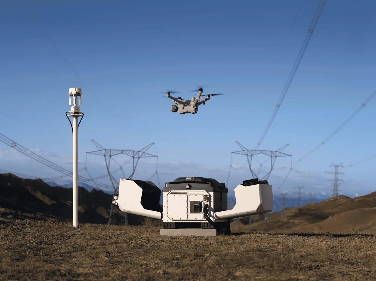 DJI Dock 4 — automated battery swaps in 25 seconds