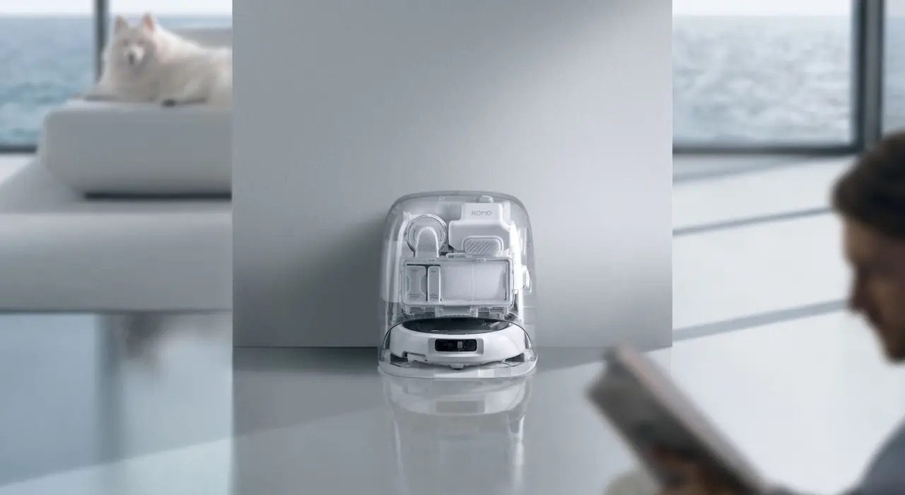 DJI ROMO 2 — a robot vacuum that steps over thresholds up to 8.5 cm